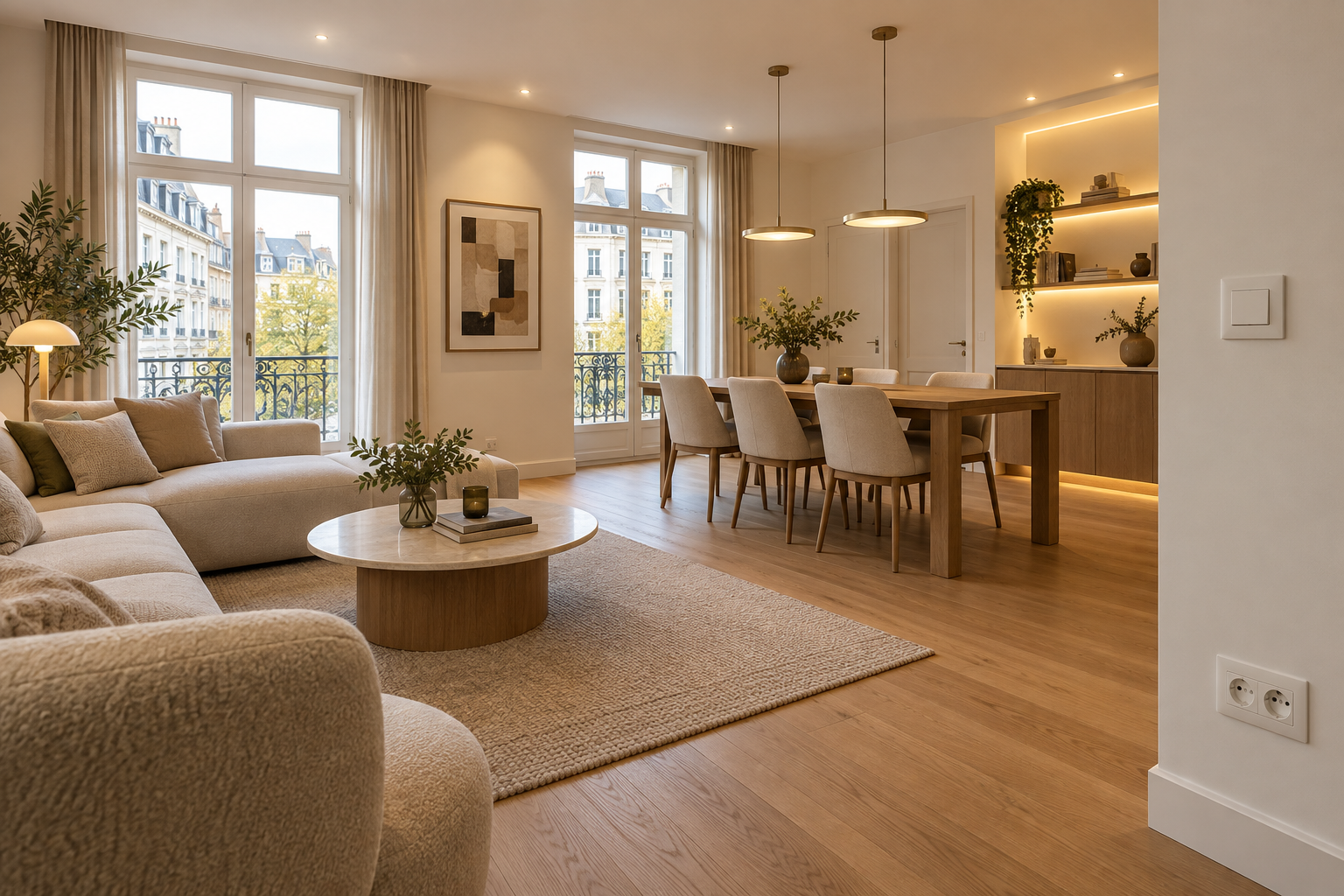 Elektrische renovatie van een appartement in Brussel door SVIS BV