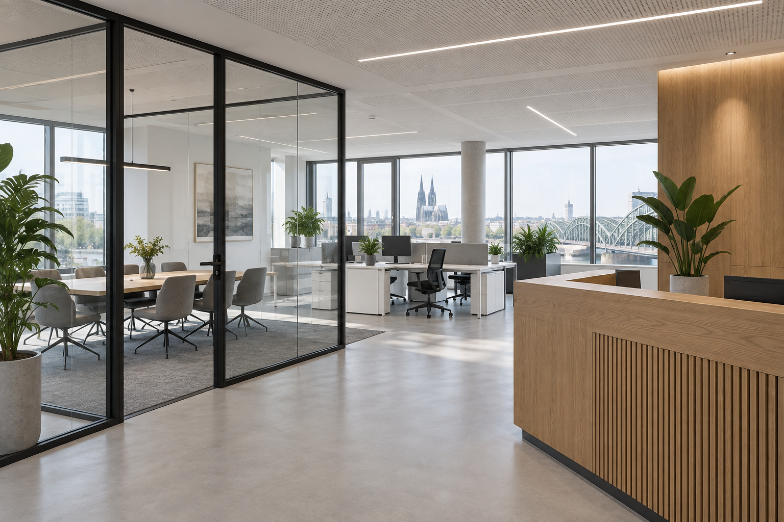 Gerenoveerde bedrijfsruimte in Keulen