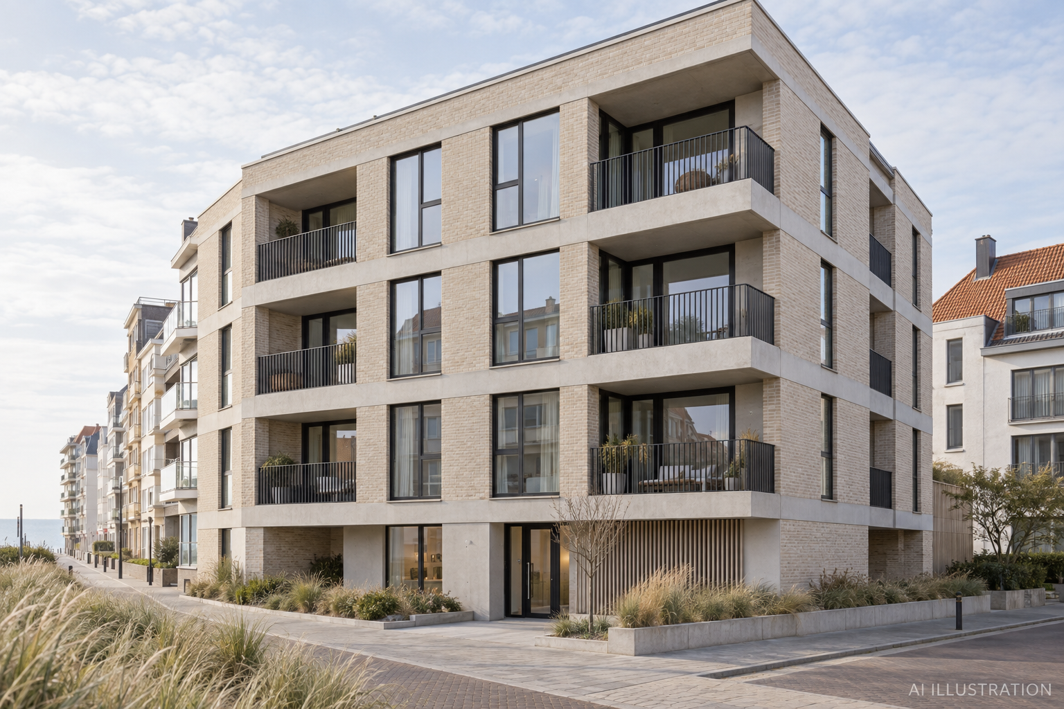Nieuwbouwproject in Oostende